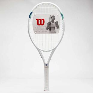 代购Wilson威尔胜网球拍强力击球精准控制稳定回弹白色青绿色
