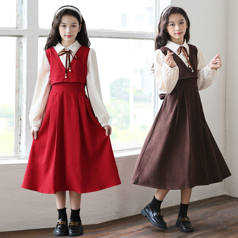 女童公主裙可爱甜美超好看秋冬季