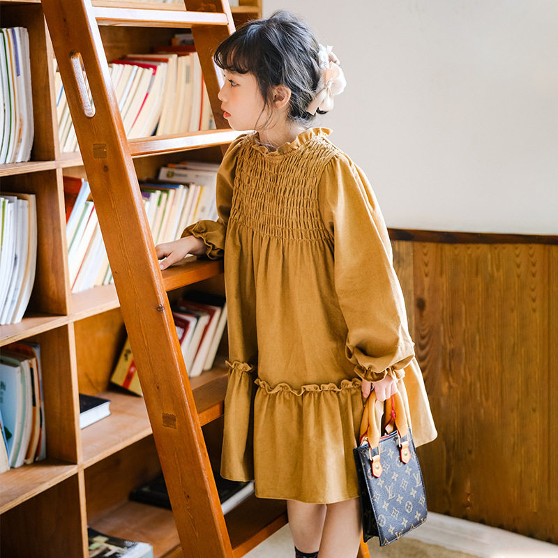 女童森系连衣裙春秋2026新款时髦小女孩公主裙花边领甜美洋气裙子,童装/婴儿装/亲子装,连衣裙,淘宝优惠券,粉丝福利购,淘宝优惠卷