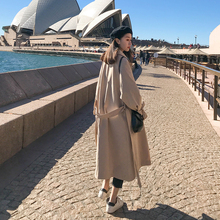 大衣小个子英伦风 风衣外套女春秋中长款 2019秋装 流行waitmore薄款