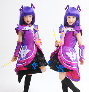 巴拉拉小魔仙严莉莉cos衣服美雪服装美琪装扮小兰套装吧啦啦假发