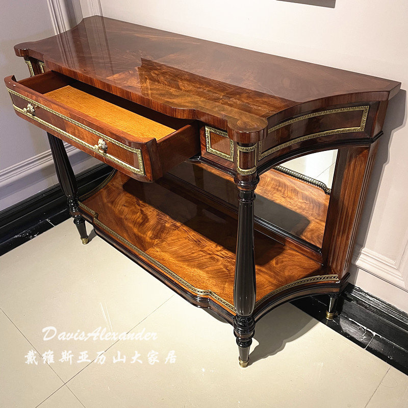 亚历山大英式玄关镜面餐边柜