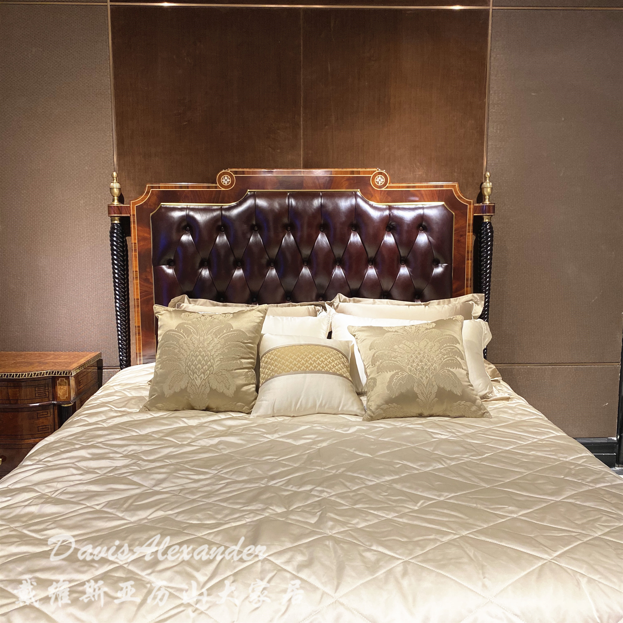 戴维斯亚历山大欧式实木床婚床