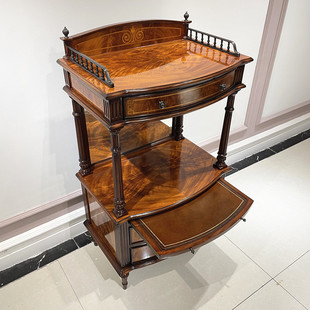 欧式实木角几沙发边几电话几小茶几别墅角柜外贸单英式新古典花架