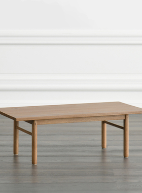 JOLOR北欧简约现代新中式 原创设计Yuba橡木咖啡桌长方形实木茶几