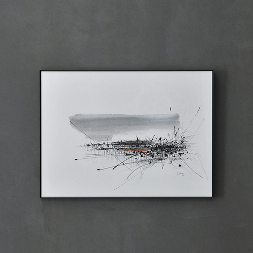 jolor进口玄关抽象风艺术装饰画