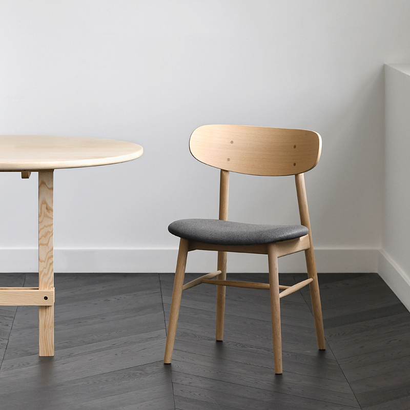 JOLOR进口布面实木椅现代简约北欧DOVE橡木餐椅书桌椅-封面
