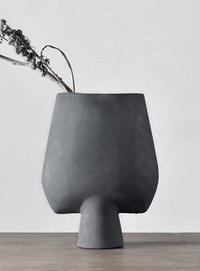 JOLOR日式侘寂桌面插花陶器