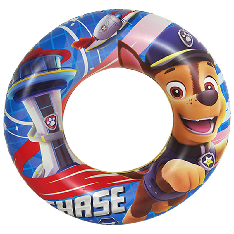 汪汪队阿奇儿童充气游泳圈卡通动漫泳圈宝宝水上浮圈