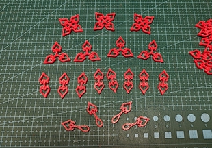 诡镇奇谈路径箭头指示物桌游配件3d打印PETG