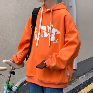 64%棉港风卫衣潮ins新款早秋宽松慵懒风长袖上衣XZ304B-W22359P65图片