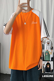 港风短袖男士宽松百搭ins潮牌休闲T恤XZ304B-T3018O22，男装T恤，星座302B-1