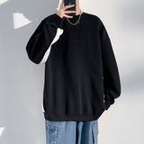 秋季男士宽松套头长袖潮流百搭圆领卫衣XZ302B-1-W5039P35，男装卫衣，星座302B-1