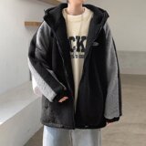 羊毛羔冬季潮牌韩版宽松冬装棉服潮流百搭休闲外套XZ304B-M258P48，男装卫衣，星座302B-1