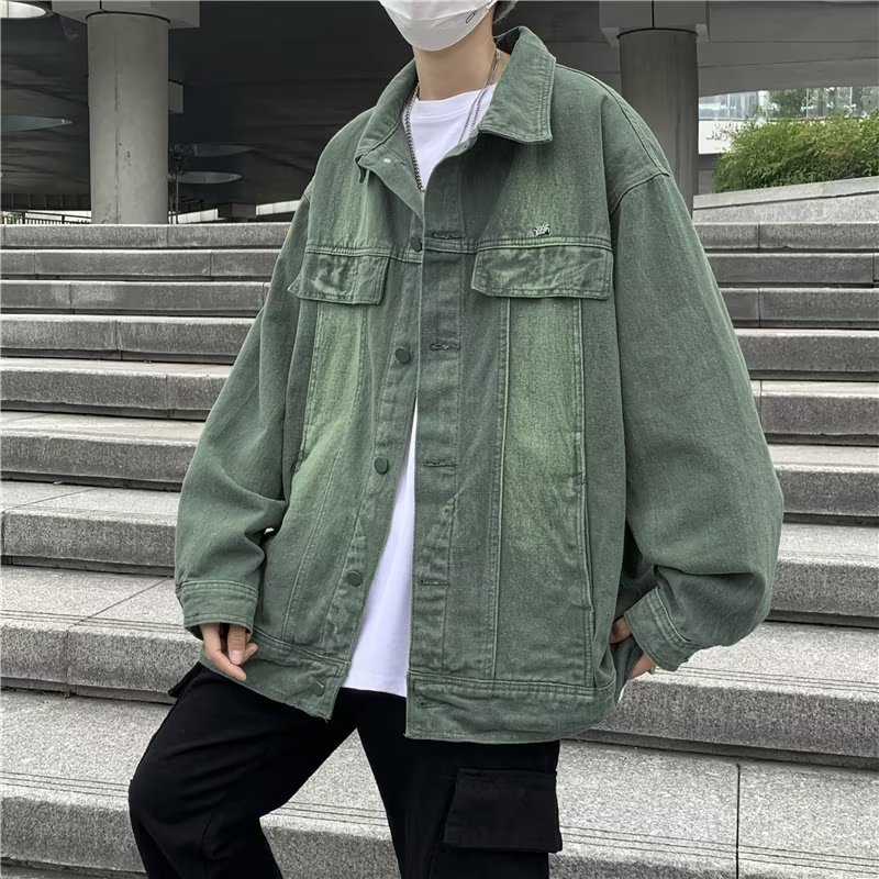 美式水洗牛仔夹克高街潮流宽松上衣潮牌百搭外套XZ304B-JK1204P65,男装夹克,星座302B-1