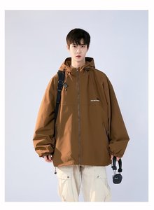 美式冲锋衣户外山系登山服春秋季夹克防风防水XZ302B-1-JK034P58图片