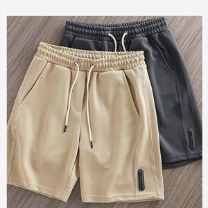 纯色夏季百搭男潮时尚潮牌青春流行宽松型五分裤XZ302B-1-K192P20图片
