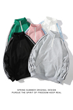 秋季新款白底平铺圆领纯色落肩长袖XZ304B-W55107P41，男装T恤，星座302B-1
