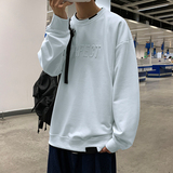 秋季新款港风宽松拼接潮时尚休闲卫衣XZ304B-W5512P30，男装卫衣，星座302B-1