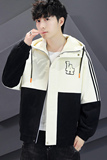 秋季新款时尚帅气连帽韩版休闲外套夹克XZ304B-JK2811P75，男装夹克，星座302B-1