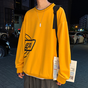 秋季新款潮流印花宽松圆领时尚休闲卫衣XZ304B-W5505P30图片
