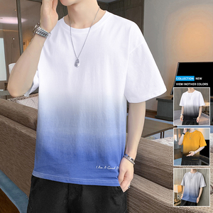夏季新款休闲渐变色宽松 T恤XZ304B-T303-P19图片