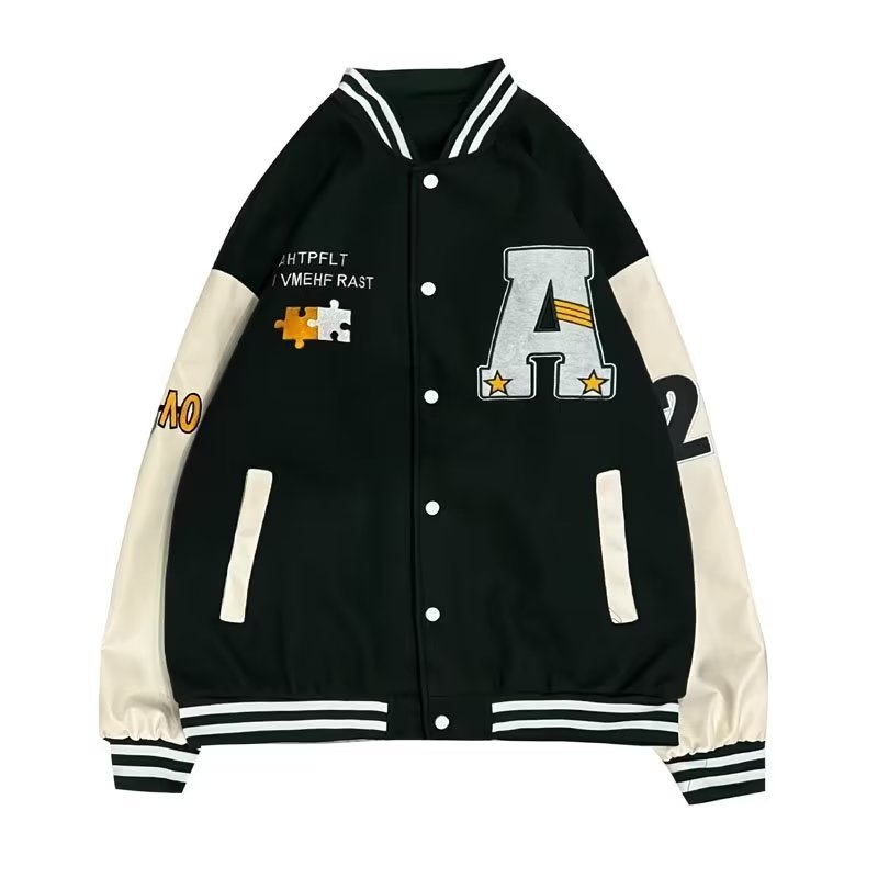 男秋季潮牌刺绣衣服男女冬季夹克加厚棒球服男XZ302B-1-JK699P58,男装夹克,星座302B-1