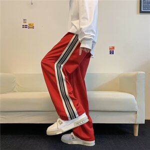 青春流行男宽松型通勤直筒印花秋季长裤休闲裤XZ304B-K440P35图片