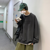 秋季新款港风宽松拼接潮时尚休闲卫衣XZ304B-W5512P30，男装卫衣，星座302B-1