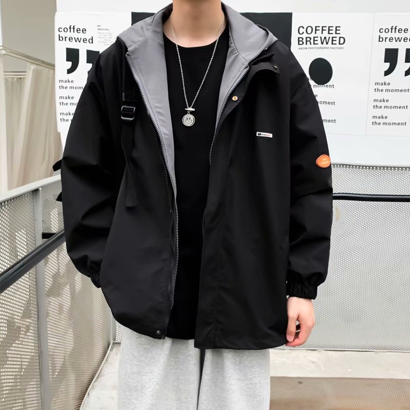 男士休闲春秋季韩版潮流棒球服工装夹克情侣XZ302B-1-JK618P50,男装夹克,星座302B-1