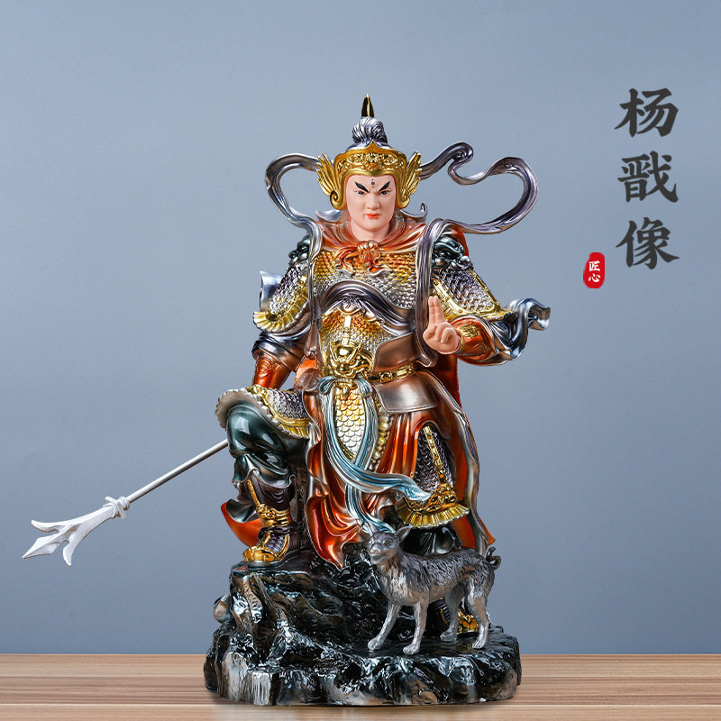 树脂高端二郎神树脂神像装饰摆件