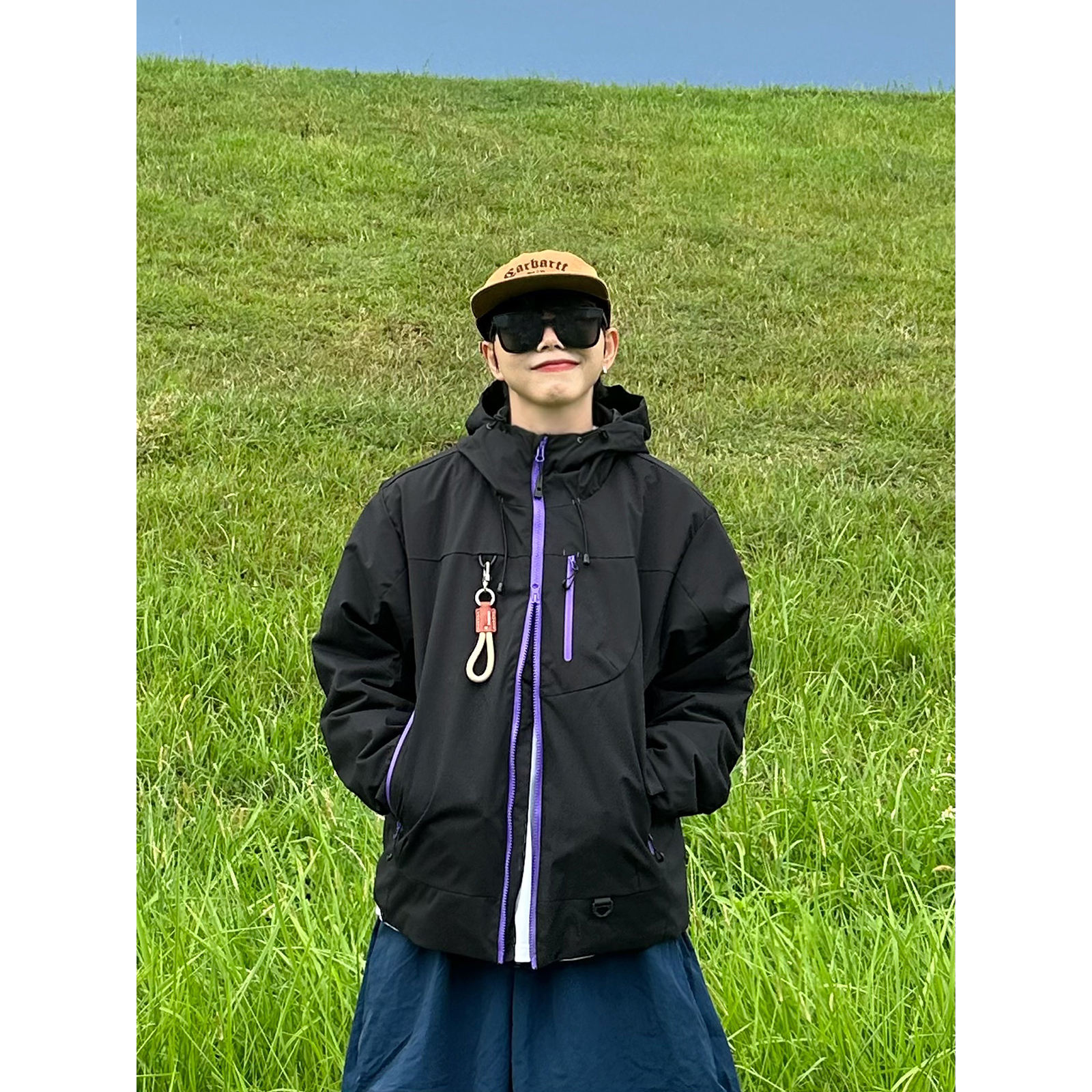XBRO山系户外徒步登山硬壳冲锋衣