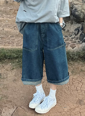 OUTSTRIPS日系复古牛仔裤