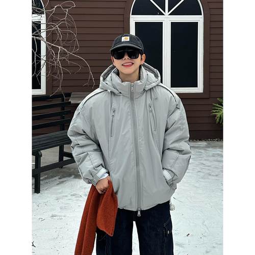 XBRO日系复古工装宽松棉衣冬季