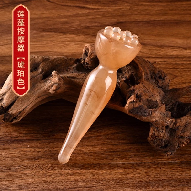 拨筋棒脸部专用莲蓬按摩刮痧眼部全身通用经络疏通刮板点穴美容棒