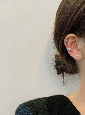 气质网红C形无耳洞耳骨夹简约设计感小巧耳夹女复古港风耳扣