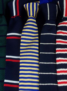 韩版针织领带 毛线领带