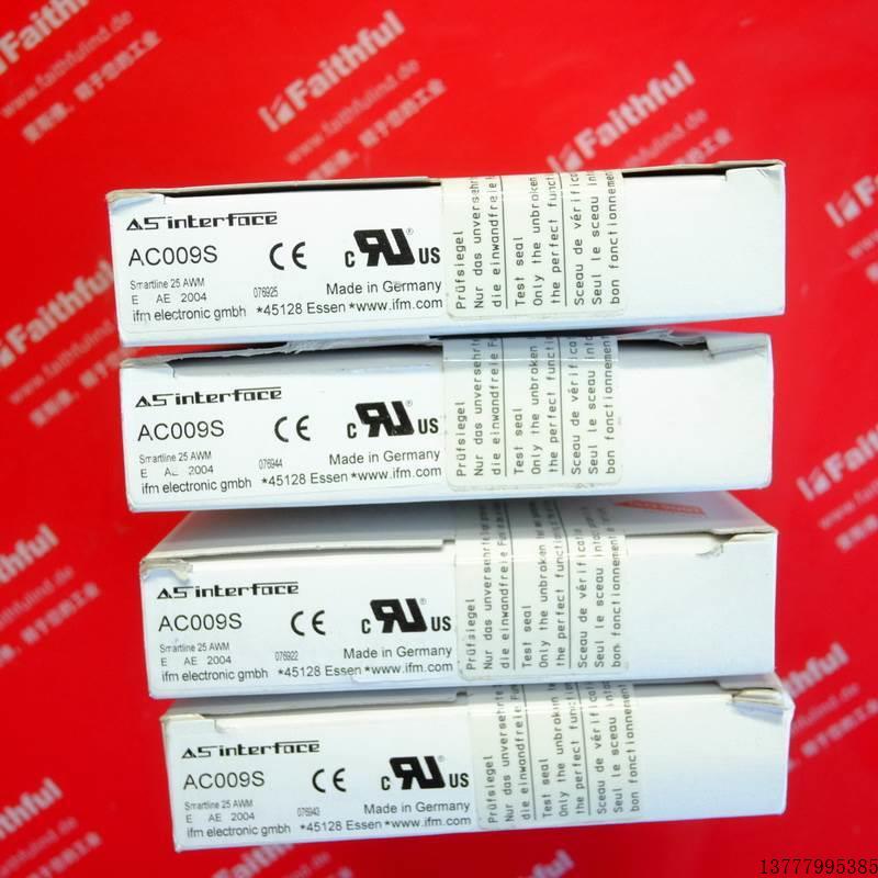 IFM AC009S 易福门全新安全AS-i从站模块 SmartLine Safety M