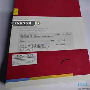 001 MOOG伺服控制器D136 007原機(jī)鑰匙