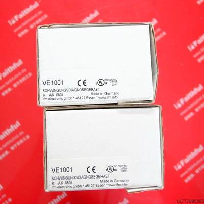 VE1001易福门全新振动传感器