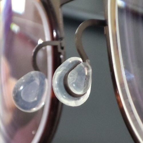 椭圆桃心托叶无痕防滑透明鼻托