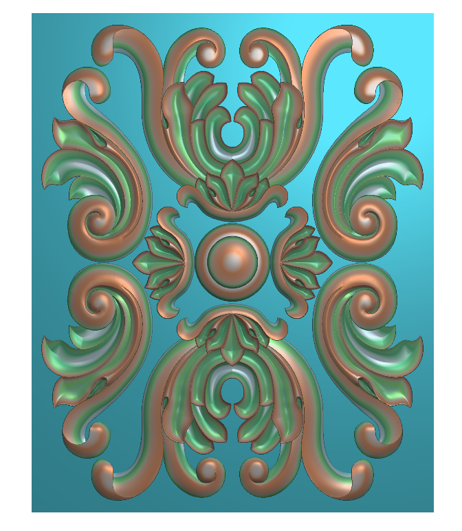 精雕图浮雕电脑雕刻欧式洋花 洋花石雕图 石雕建材花 柱花精雕图