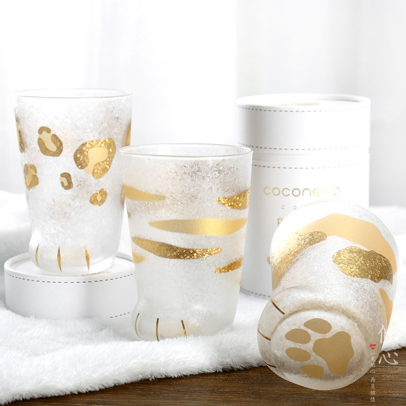 日本原装黄金限量版正品猫爪杯