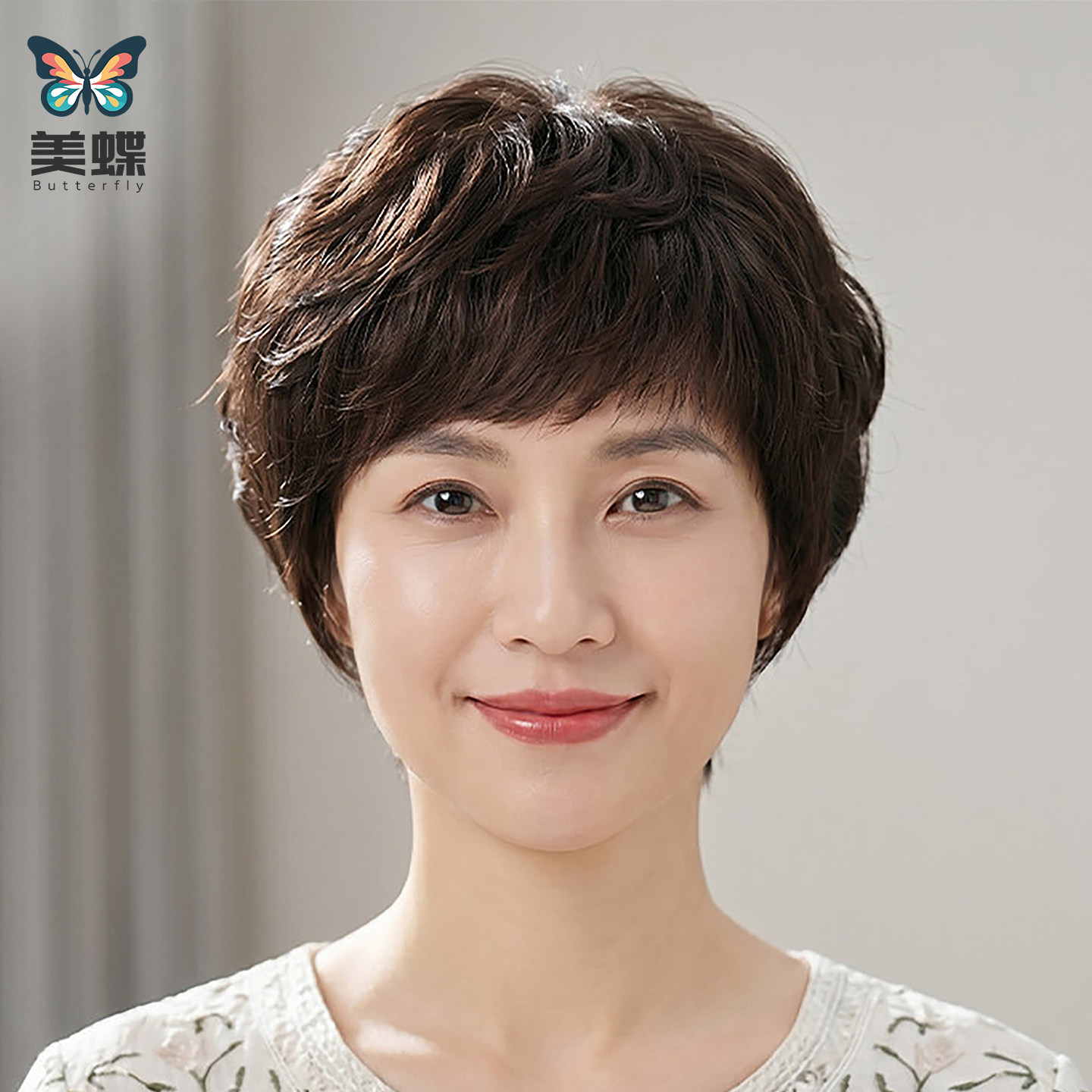 2026新款假发女全头套递针手织短卷发全真辫发日常妈妈款帽子隐形