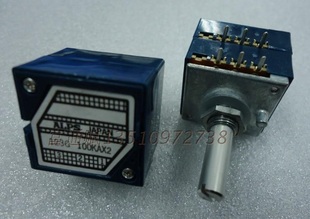正品 日本ALPS进口RK27型发烧级音量A250KA500K双联电位器25MM圆轴