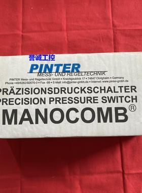 PINTER MANOCOMB-IP65/1K/VA 0-250 BAR 压力开关压差开关议价$