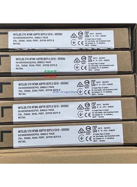 现货供应Intel E810XXVDA2OCPV3网卡 ocp3.0 AIOM RDMA iWARP 防