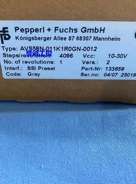 P+F倍加福AVS58N-011K1ROGN-0012编码器133658数字模块控制模块议