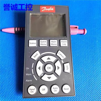 丹佛斯变频器LCP102显示器301/302/102操作控制面板键盘130B1107