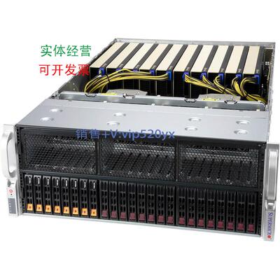 现货供应超微SYS-420GP-TNR，10GPU,4U,万兆,M.2,U.2,IPMI